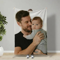 Custom Blankets Flannel With Photo Upload For Mother's Day - Must Upload The Image