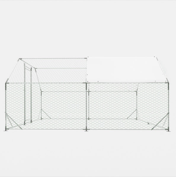 10x13 Foot Flat Top Chicken Coop