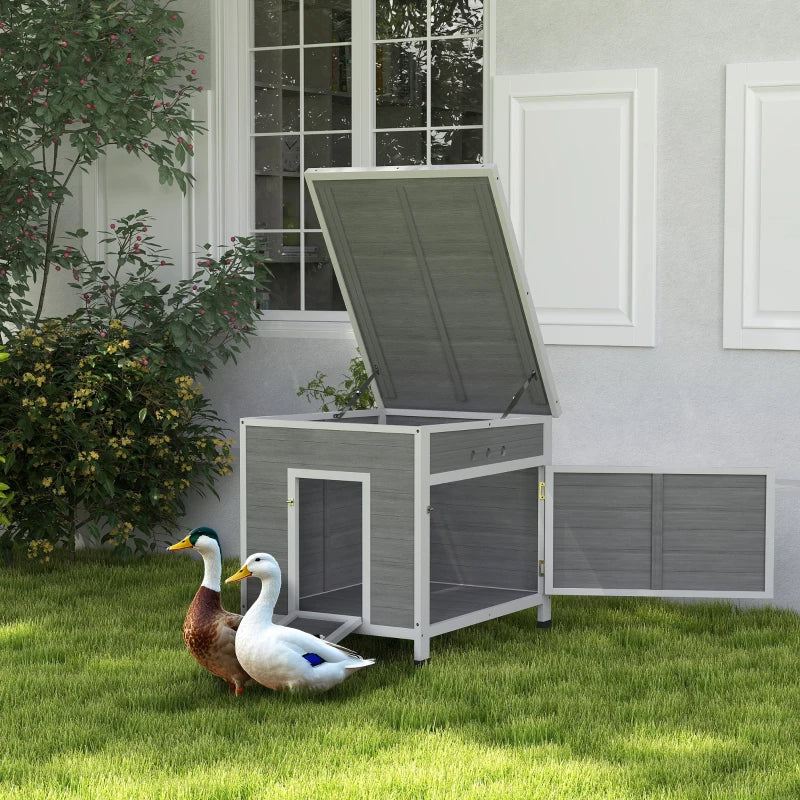 Duck Coop With Openable Roof