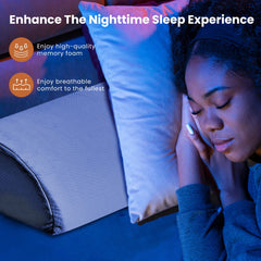 Bed Wedge Pillow With Headboard - High-density Foam Fills The Gap Between The Mattress And The Headboard