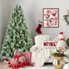 Artificial 5ft Green Christmas Tree With 694PVC Hard Needle Mixed Branch Tips