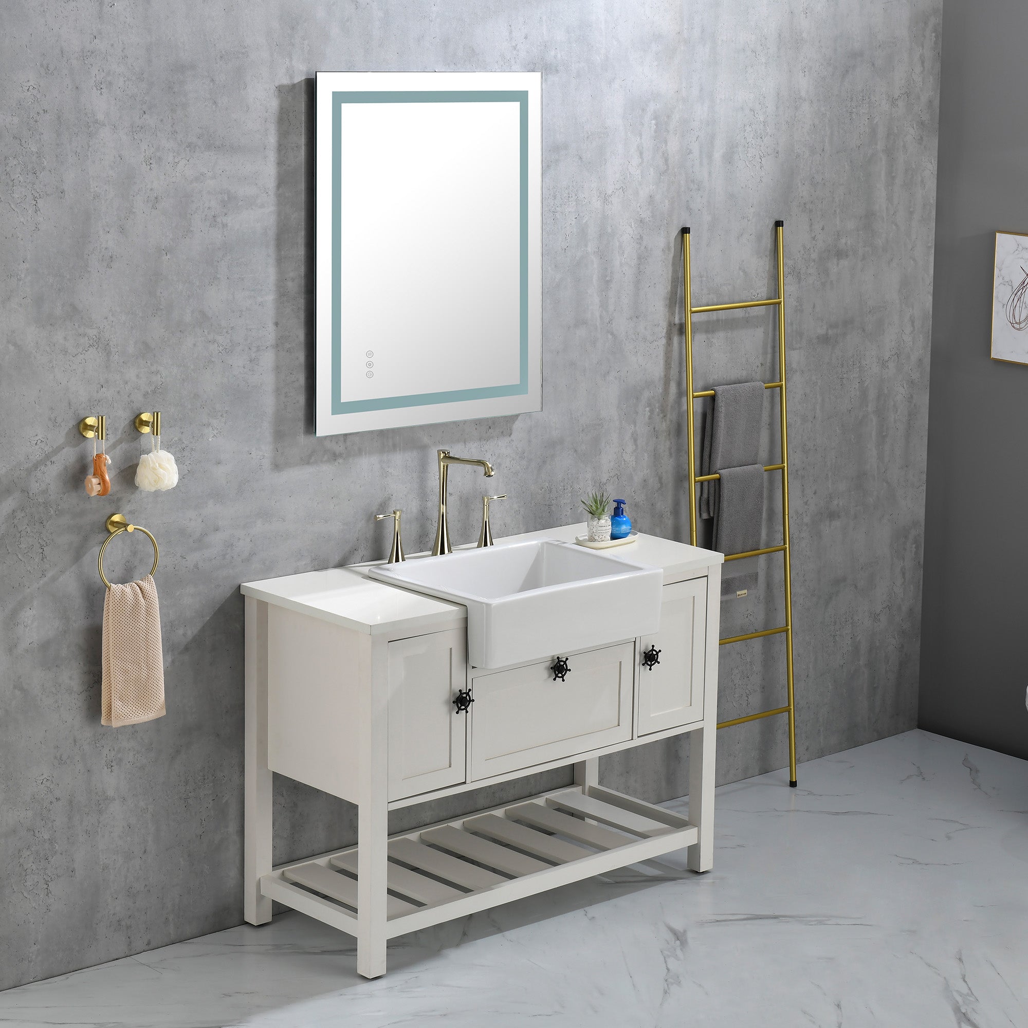 36x28 Inch LED Bathroom Mirror