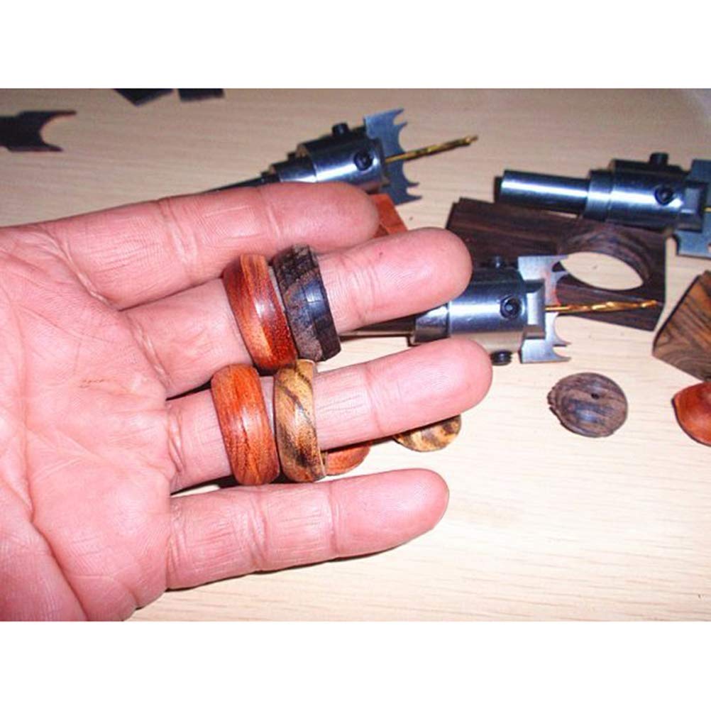 Wooden Ring Making Drill Kit Set, Multifunctional Wooden Thick Ring Maker Set For Ring Making