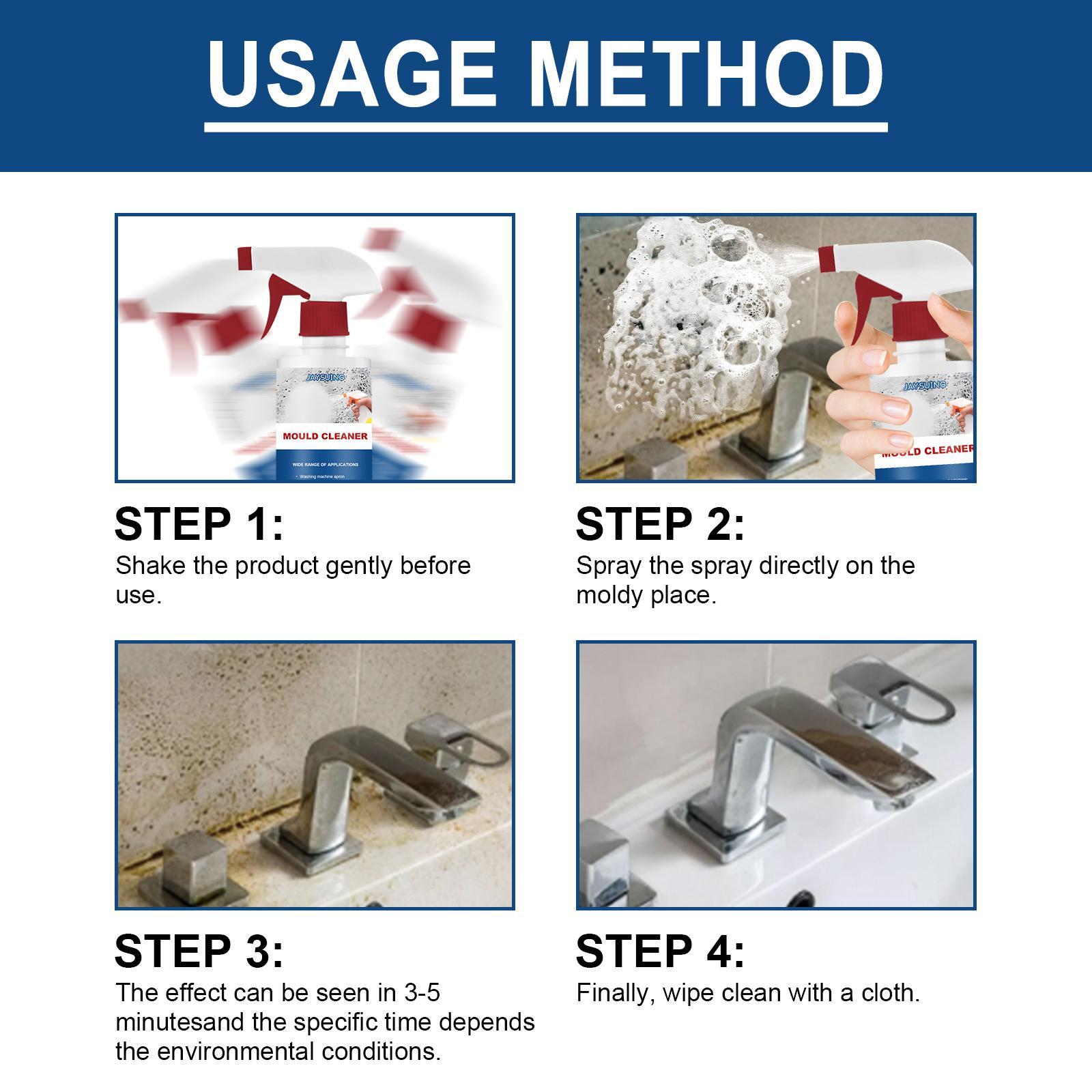 Bathroom Tile Wall And Ceiling Multi-effect Decontamination And Mildew Removal Spray