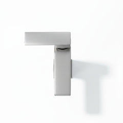 Single Handle Bathroom Faucet, Stainless Steel Single Hole Lavatory Faucet, Modern Sink Faucet, Brushed Nickel