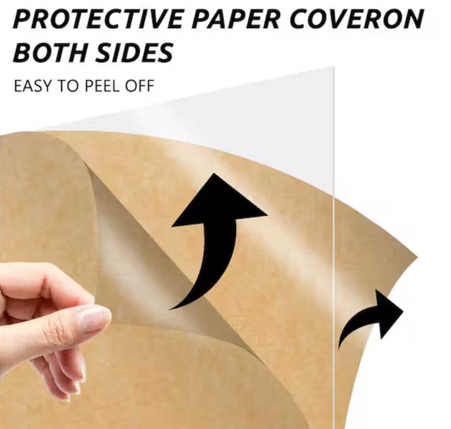 Clear Acrylic Sheet, 0.125Inch Thick