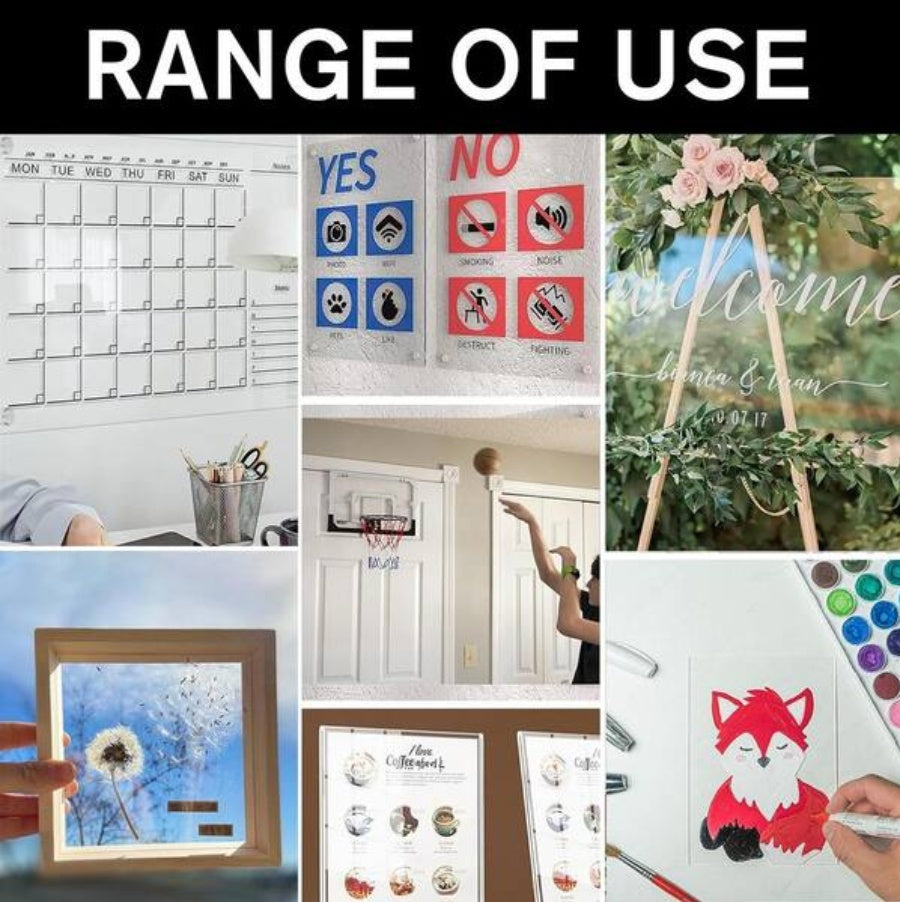 Clear Acrylic Sheet, 0.125Inch Thick