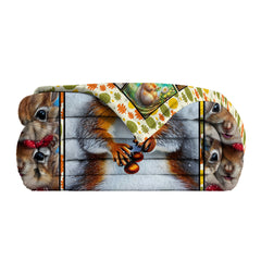 1pc Cute Cartoon Squirrel Printed Blanket, Soft And Skin Friendly Casual Blanket, Cover Blanket, Multi Scene Warm Decorative Blanket, Suitable For All Seasons