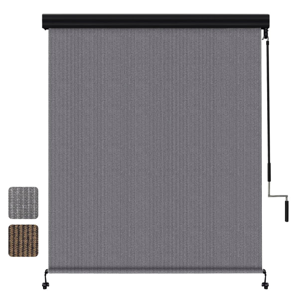 6'X8' Light Grey HDPE Covered Roller Shutter