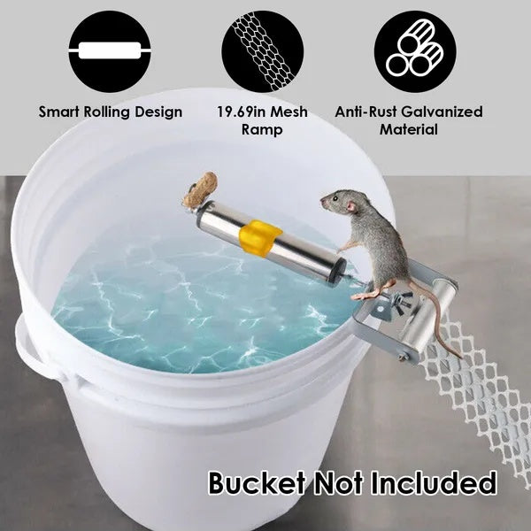 Reusable Mice Rat Mouse Killer Roll Trap Log Rolling