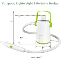 Multipurpose Steam Cleaner  High-Temp Steam, 2-3 Bar Pressure, 10.2oz Tank & Continuous Cleaning