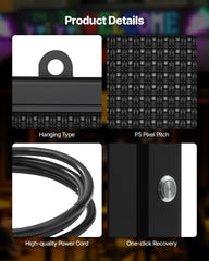 27x14 In Programmable LED Sign Digital Scrolling Display Board P5 Full-color