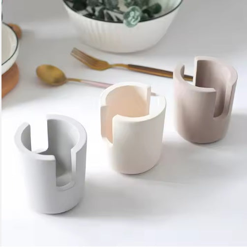 Diatom Mud Sponge Rack Kitchen & Bathroom Sink Caddy For Sponges Scrubbers