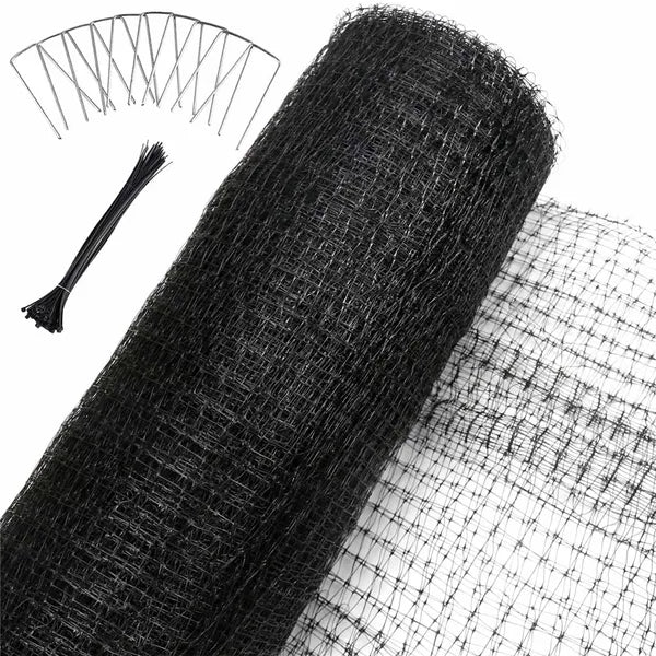 7.5ft*65ft Plastic Deer Netting Offers High-strength Protection Against Deer Intrusion, Suitable For Yards, Farmlands, And Gardens.