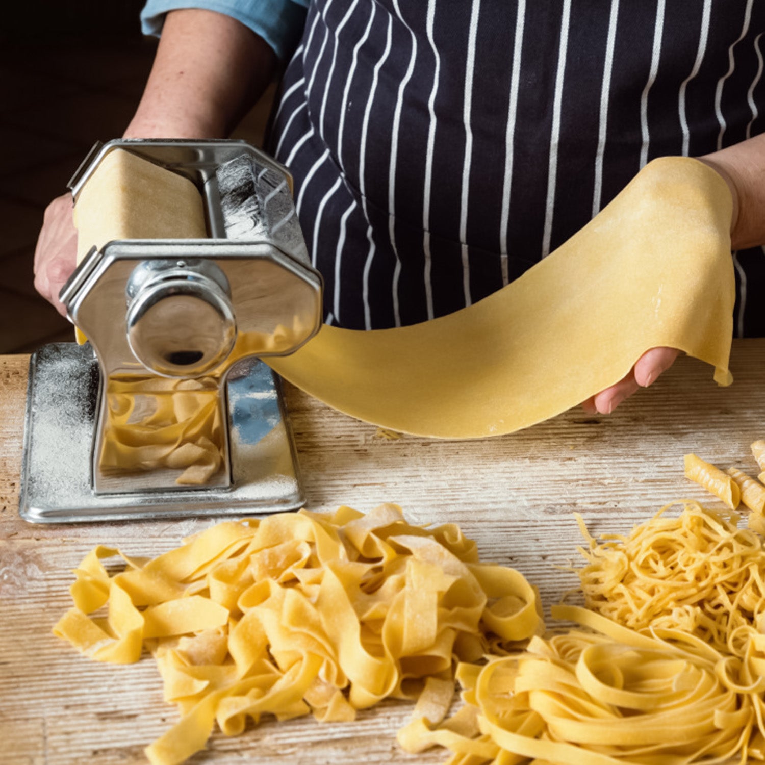 1Pc Pasta Maker Roller Machine Fettuccine Noodle Maker 9 Thickness Settings Stainless Steel
