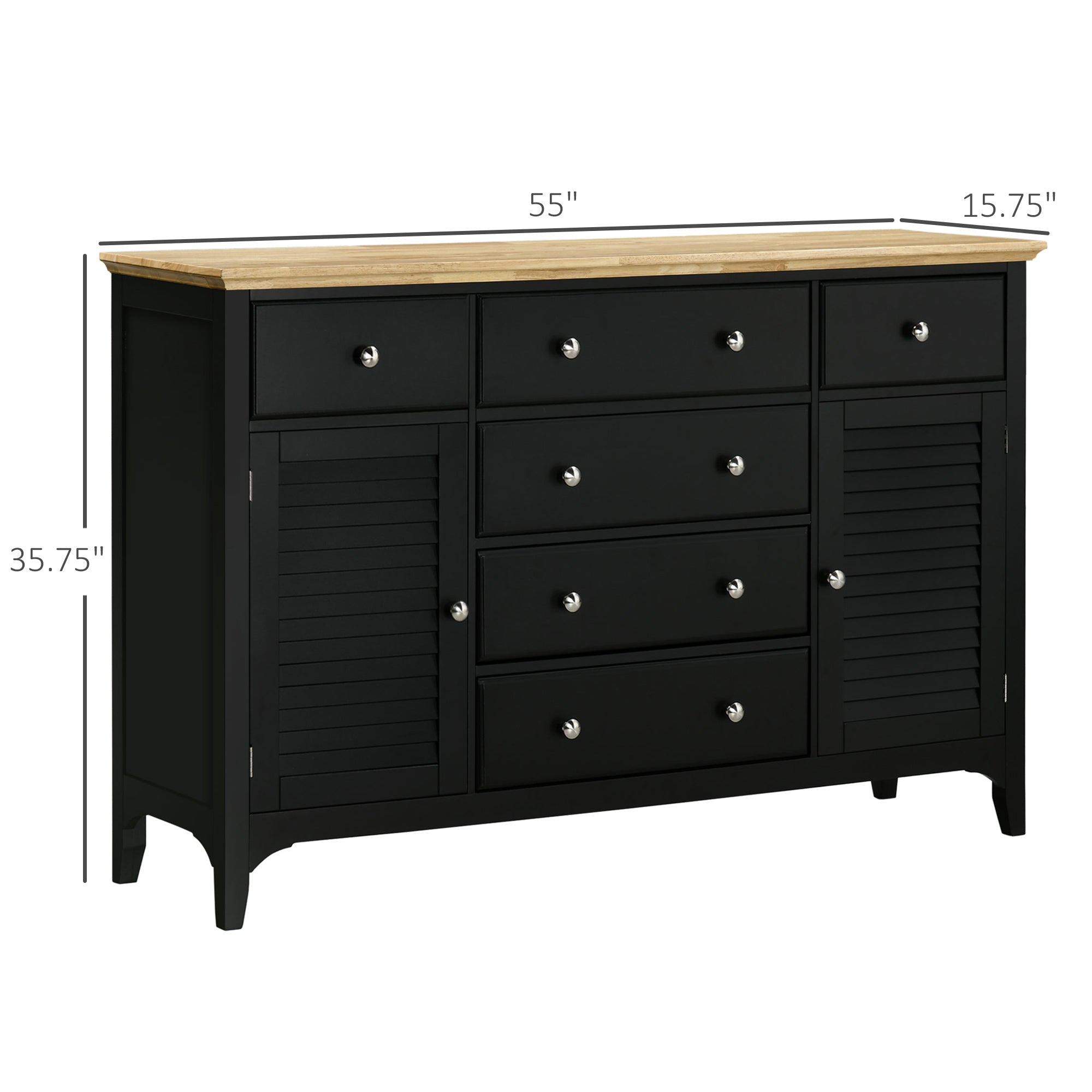 Sideboard Buffet Cabinet with Storage Drawers