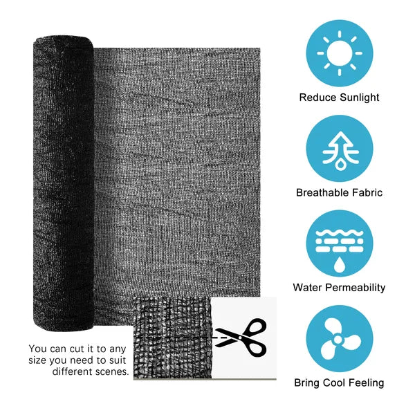Wholesale Of Original Sunshade Net Fabric, High-density, Anti-aging, Custom Cutting For Sun Protection And Rain Shelter.