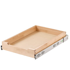 Pull Out Cabinet Organizer Soft Close Slide Out Shelf Wood Drawer 14'W X 21'D
