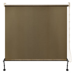 7'X6' Walnut HDPE Spliced Roller Shutter