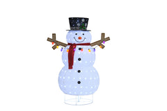 Plush Lantern Snowman With Warm LED Lights Indoor And Outdoor Christmas Decorations, Create A Warm Atmosphere, Easy To Install, Soft Plush Material, Warm Light Creates A Christmas Atmosphere