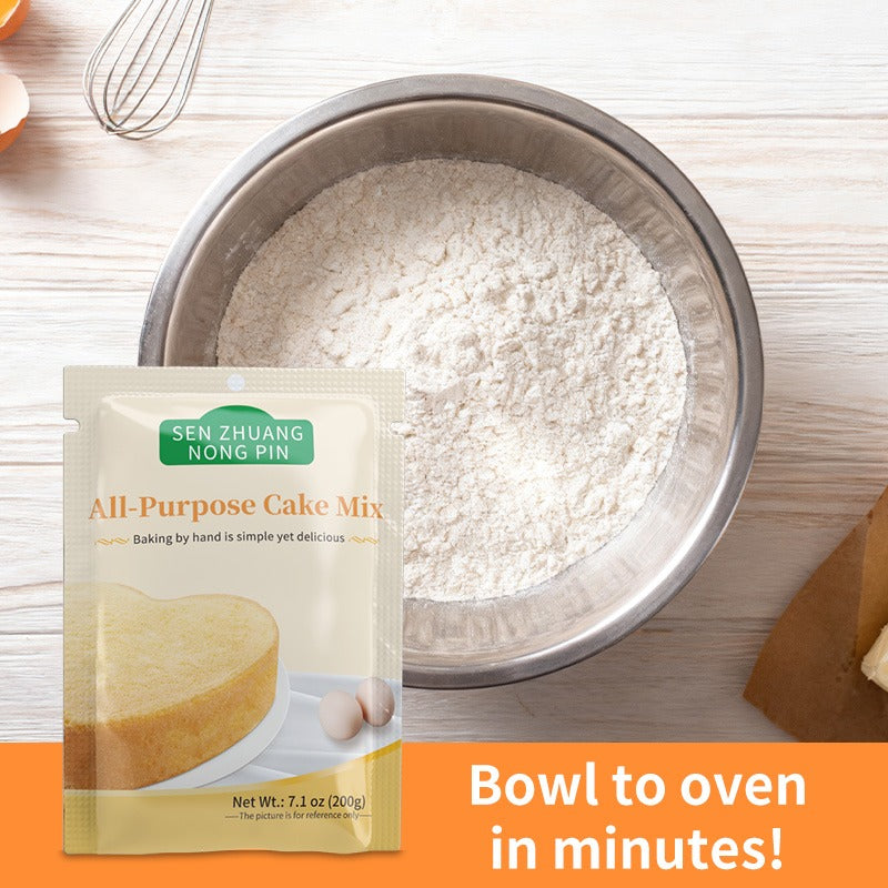 Pc Premium Cake Flour -for Home Baking - Specialized For Soft & Fluffy Vanilla Sponge Cakes, Cupcakes And Layer Cakes