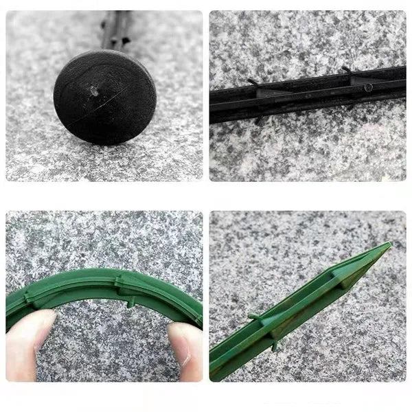 50PC 4.5inch Plastic Lawn Turf Spikes, Groundsheet Fixing Spikes, Outdoor Turf Fixing Spikes, Windproof And Durable