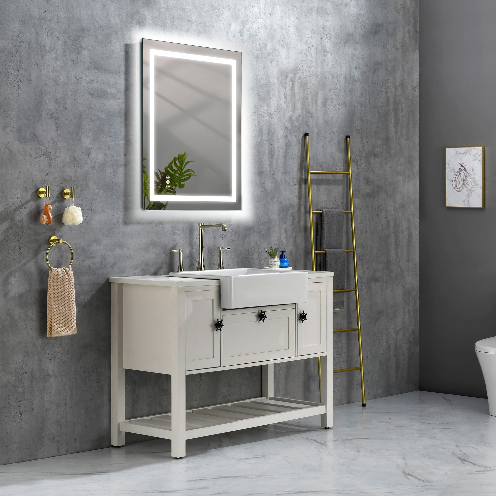 36x28 Inch LED Bathroom Mirror