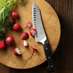 2Pcs Chef Knife Set Stainless Steel Kitchen Shears Scissor Cutlery Slicing Gift