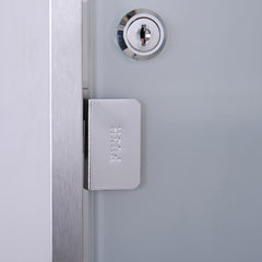 12" x 20" Lockable Medicine Cabinet, 3 Tier Stainless Steel Medical Wall Box with 2 Keys and Shelves for Bathroom