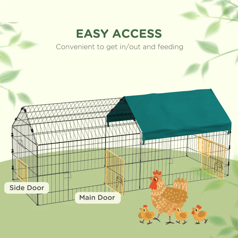 Small Animal Playpen With Roof For Rabbits, Chicken, Chinchillas