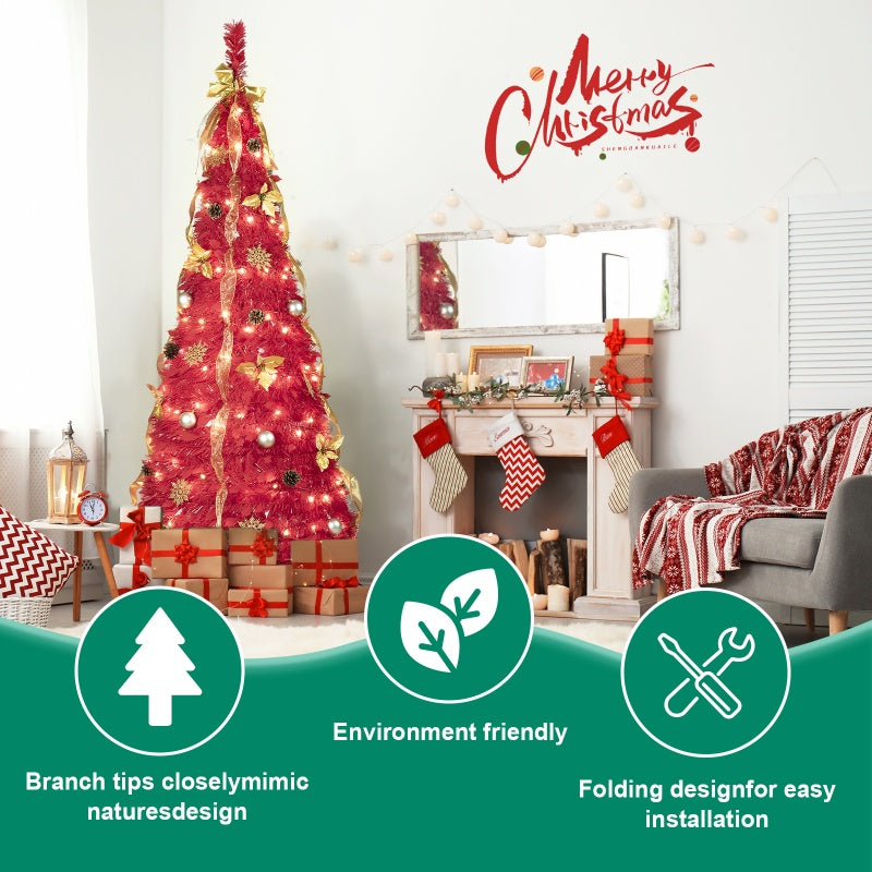 6ft Christmas Tree, Holiday Decorations