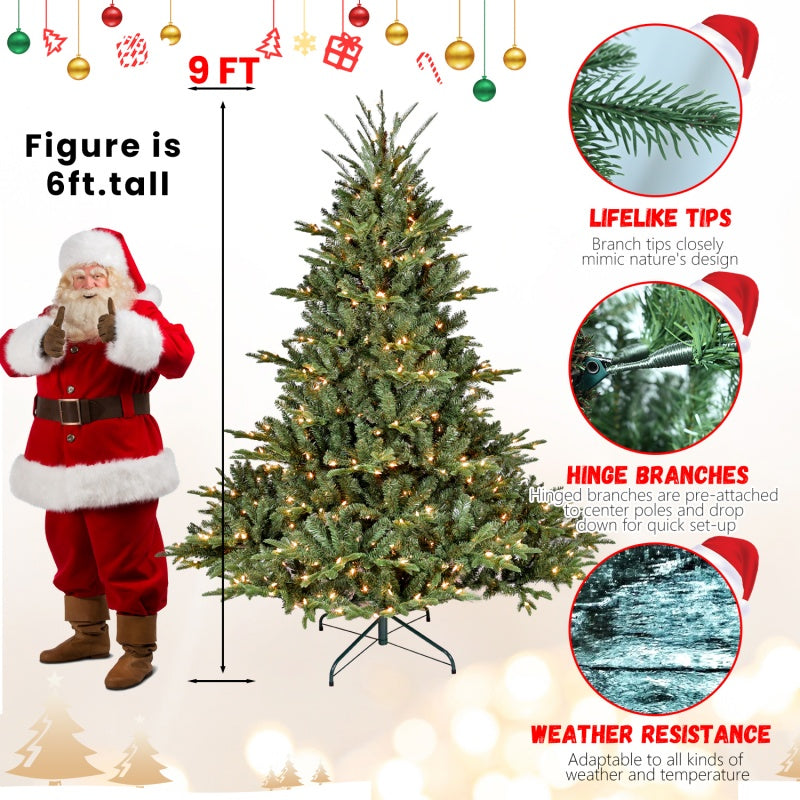 PE, PVC Christmas Tree, Green