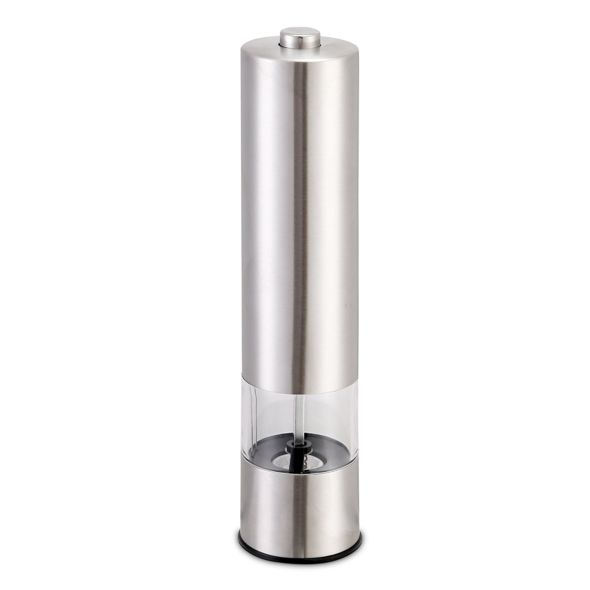 1Pc Electric Salt Pepper Grinder With Light Adjustable Coarseness Stainless Steel Salt Pepper Shaker Battery Operated Pepper Grinder Mill Easy Refill And Clean For Kitchen Preparing