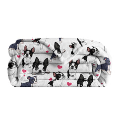 1pc Adorable Fleece Dog Blanket - Soft, Cozy, Lightweight, Warm, Flannel Throw