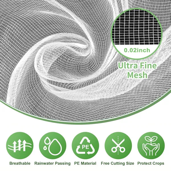 2Pack 6.5ft*30ft Highly Effective Insect Screen, Protect Plant Health, Easily Control Pests, And Create A Green, Harmless Gardening Space
