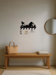 Mermaid-Themed Wall Hook Set, Decorative Metal Wall Hooks For Kitchen