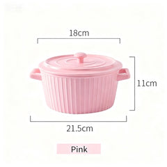 8 Inch Soup Pot-Pink 1132