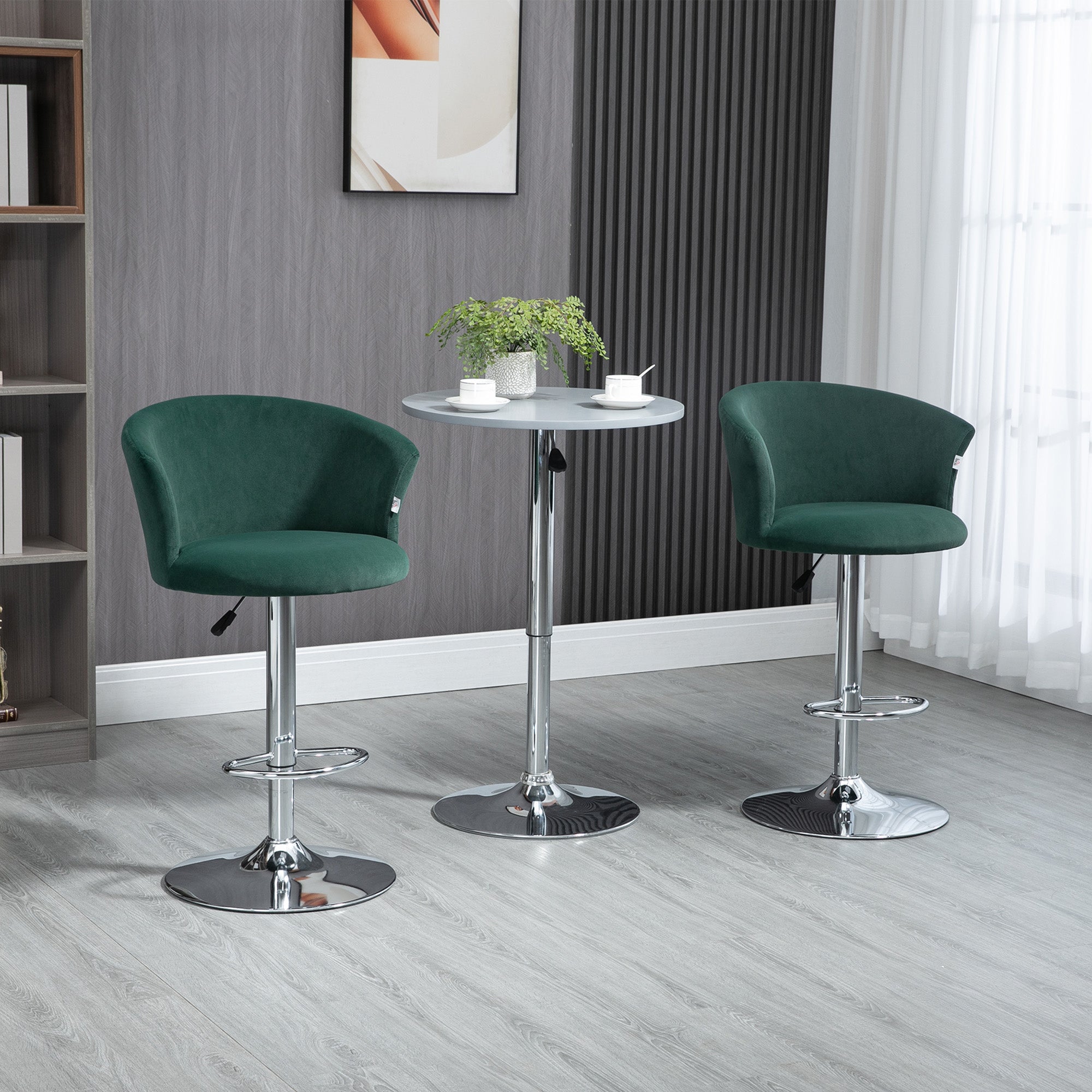 Adjustable Bar Stools Set of 2