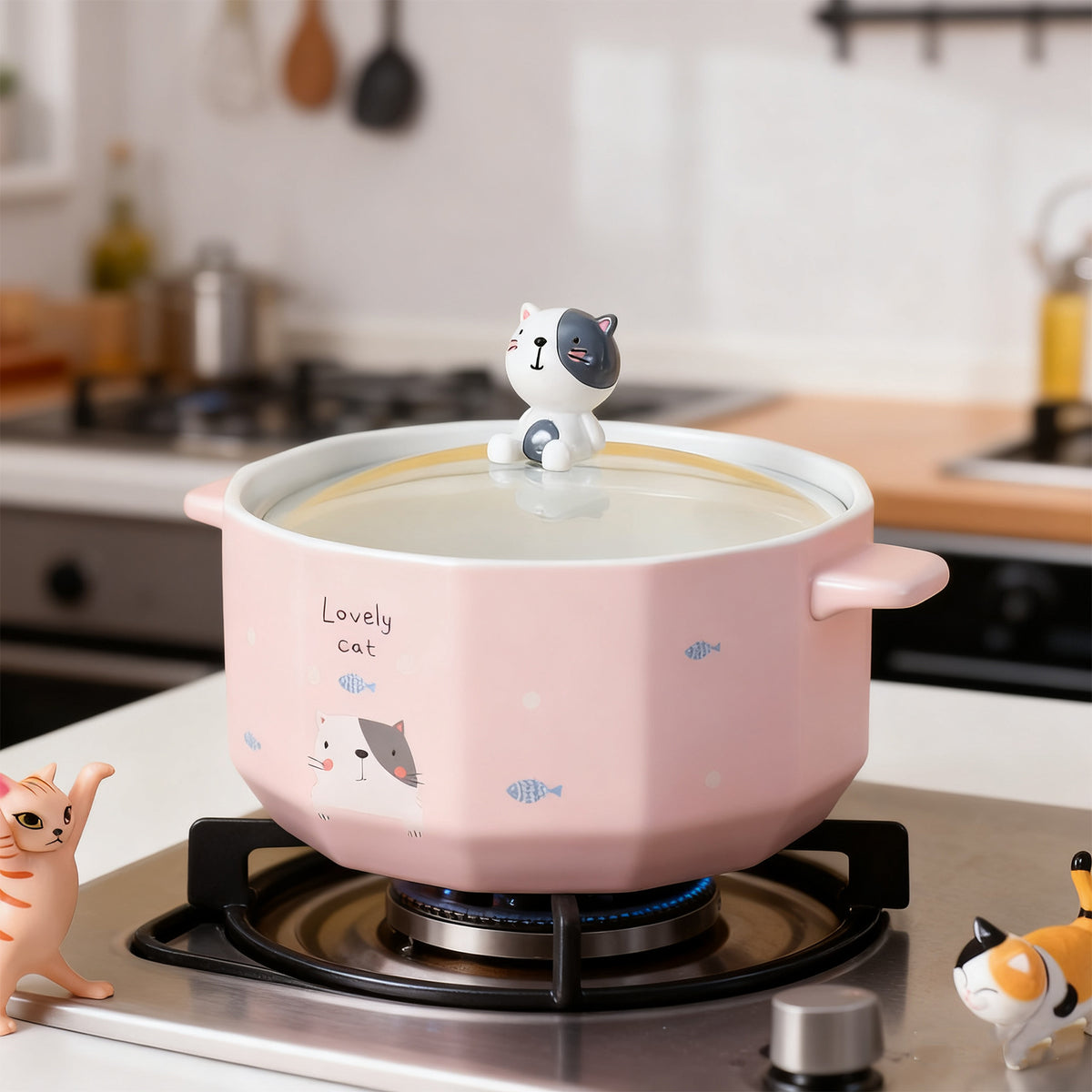 Cartoon Cat Noodles Bowl 850M-Cat