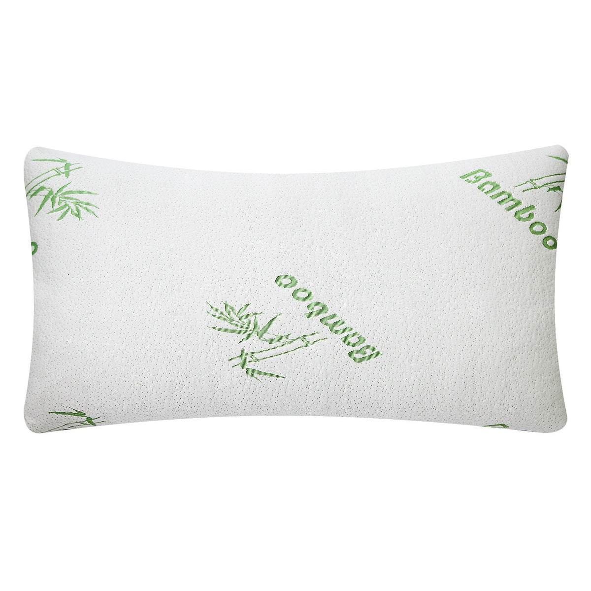 2Pcs Or 1Pcs Bamboo Memory Foam Pillow Hypoallergenic Bed Pillow For Head Neck Rest Sleeping Shredded Pillow Washable Cover Queen Size Pillow