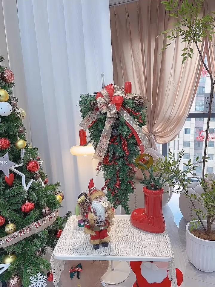 A Christmas Door Hanging Christmas Decorations Holiday Accessories Birthday Party Supplies
