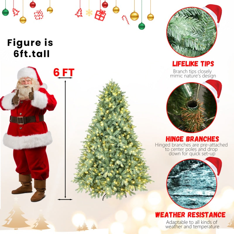 PE, PVC Christmas Tree, Green