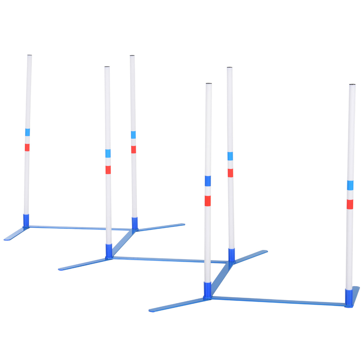 Dog Agility Equipment Dog Weave Pole Set Agility Starter Kit Pet Outdoor Exercise Training Set