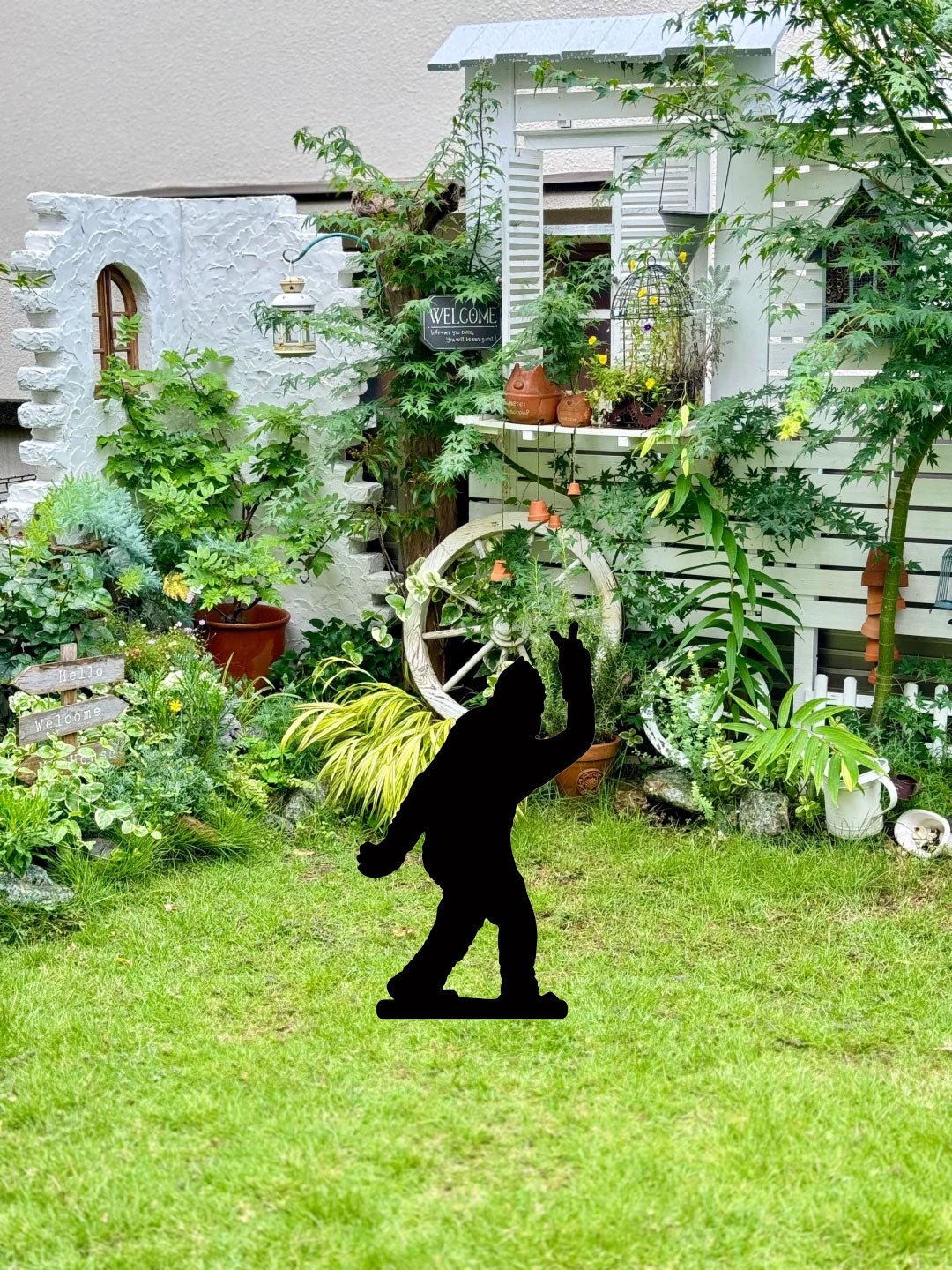 Shopping Whimsical Cartoon Bigfoot Garden Statue - Stylish Lawn