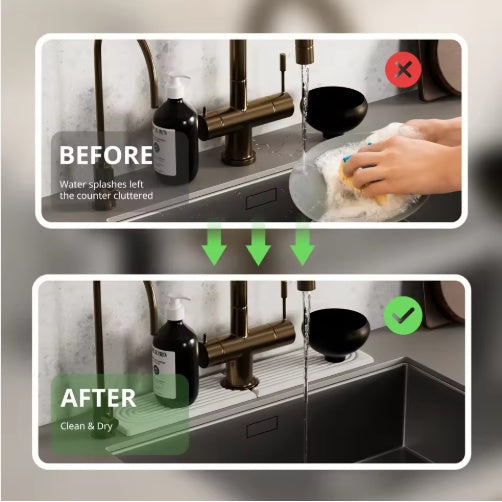 Diatomaceous Earth Sink Tray Stone Home Sink Caddy Kitchen Instant Dry Sink Organizer