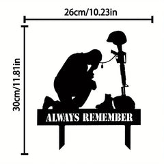 Freedom Is Not Free Silhouette Memorial - Outdoor Tribute For Fallen Heroes