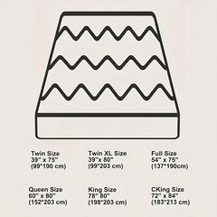 Topper Pad For Mattress Gray
