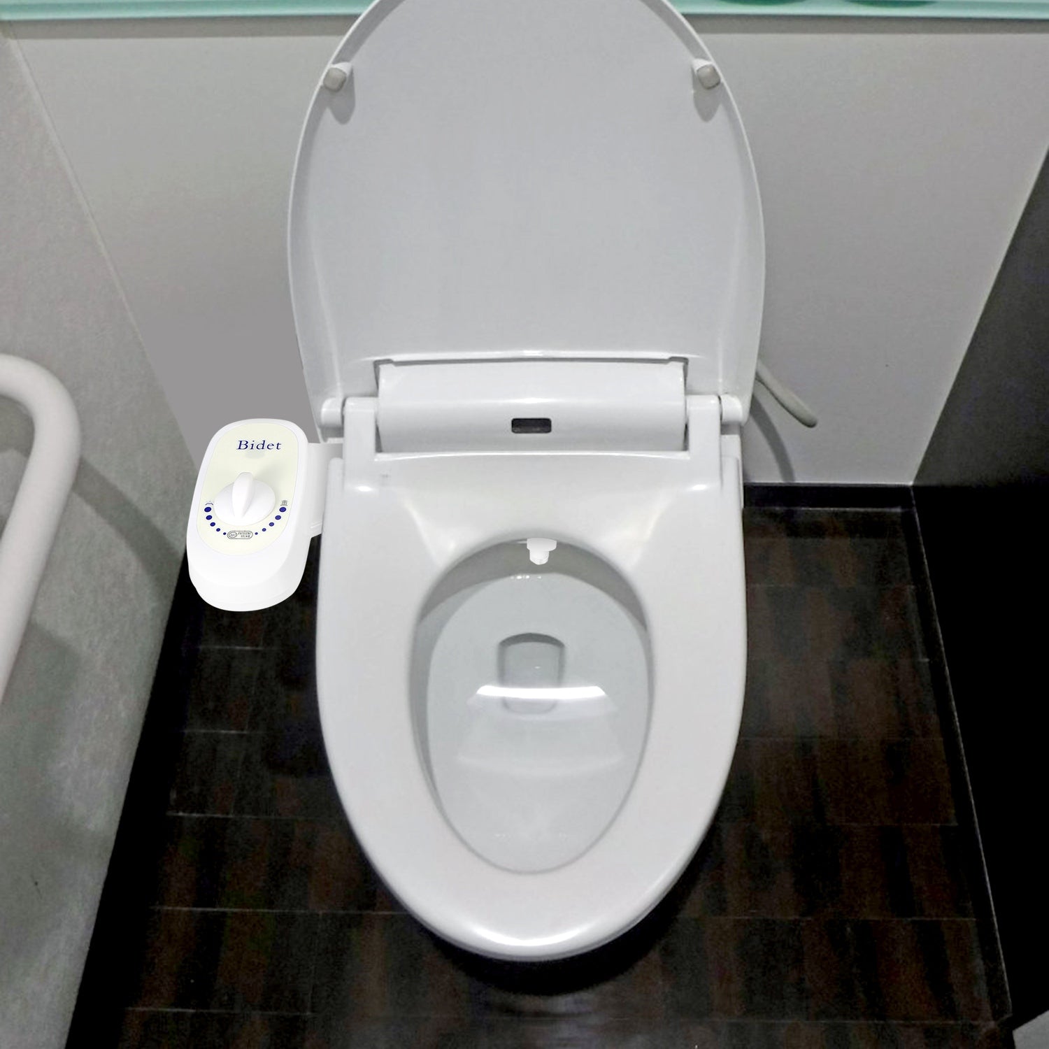 Bidet Water Spray No Electric Mechanical Bidet Toilet Seat Attachment Adjustable Water Pressure