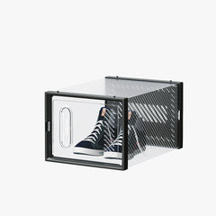 Black Medium 18PCS 35x25x19cm Shoebox, Plastic, Mesh, Free Combination