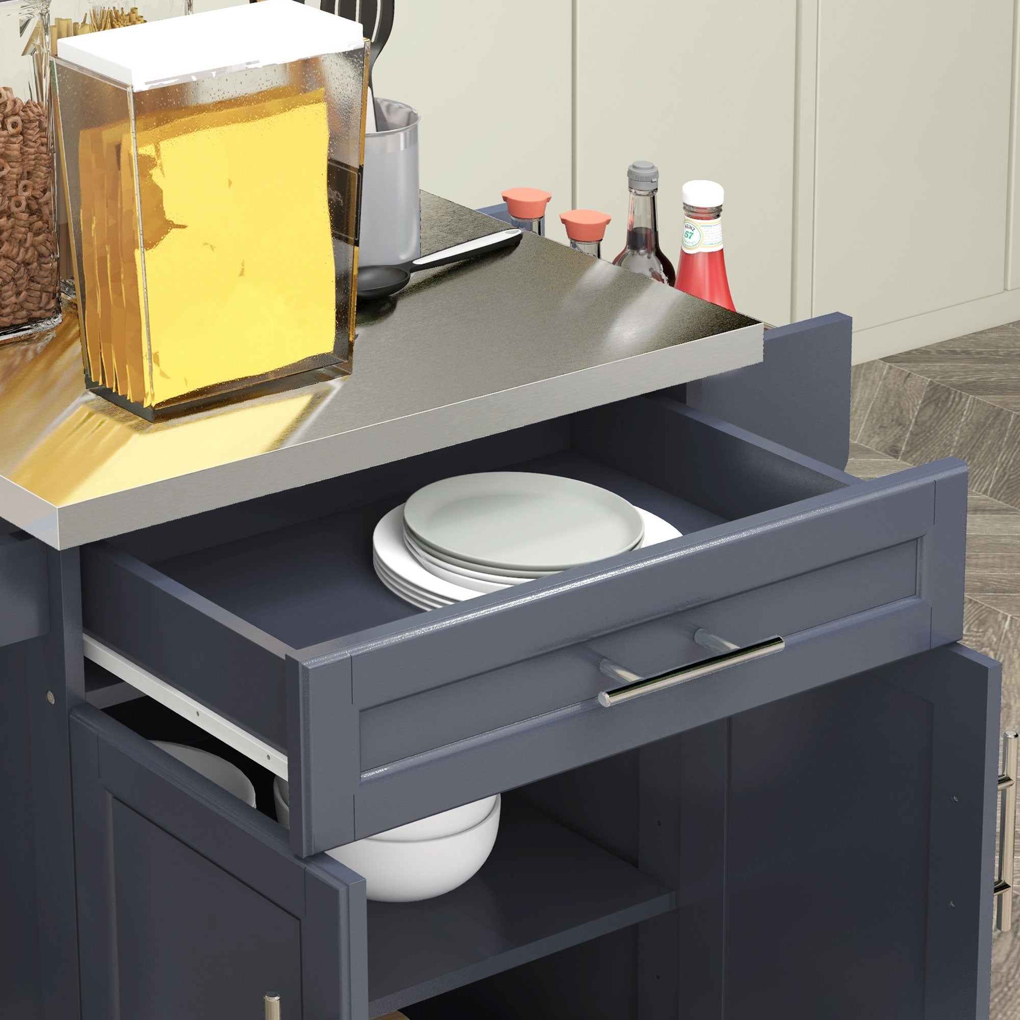 Kitchen Island on Wheels